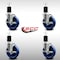 Service Caster 5'' SS Solid Poly Swivel 1-3/4'' Expanding Stem Caster Set with Brake, 4PK SCC-SSEX20S514-SPUS-TLB-134-4 - alternate 3
